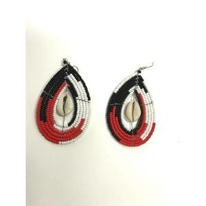 African Masai Beaded Earrings